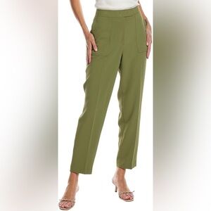 NWT Anne Klein Patch Pocket Dress Pants in Bay‎ Leaf Workwear Career Office Work